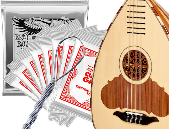Ernie Ball L2 Lute Set Loop End Phosphor Bronze Lute Strings 14 - 28