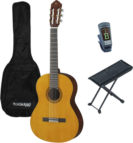 Yamaha CS-40II Classical Guitar 3/4 με Θήκη, Υποπόδιο και Χορδιστήρι Natural