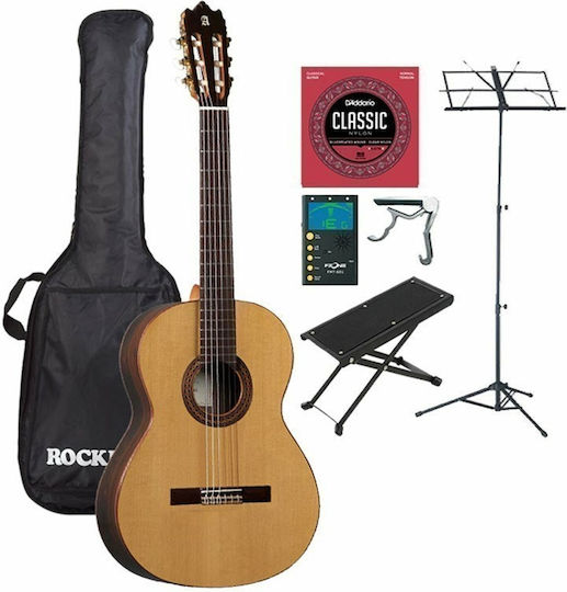 Alhambra Κλασική Κιθάρα 4/4 Iberia Ziricote Bundle 1 Natural