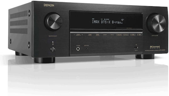 Denon AVC-X3800H Home Cinema Receiver 4K/8K 9 Channels 105W/8Ω 135W/6Ω with HDR and Dolby Atmos Black