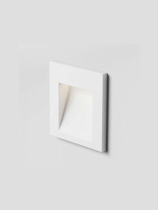 Rendl Light Studio TESS SQ Wandmontierte Außen-Deckenleuchte LED IP54 3W mit Warmweiß Licht 6.5x6.5x6.5εκ.
