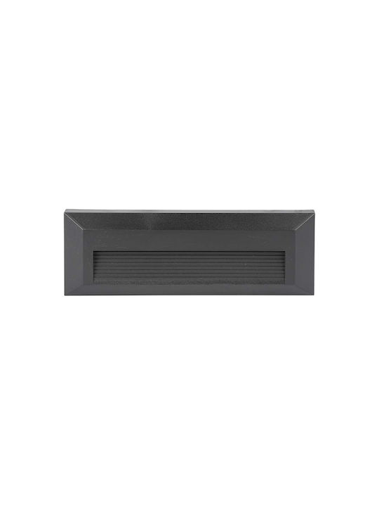 V-TAC Wall-Mounted Outdoor Ceiling Light LED IP65 3W with Natural White Light 23x8εκ.