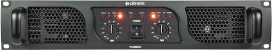 Citronic PLX3600 Leistungsverstärker PA-Verstärker 2 Kanäle 1350W/4Ω 800W/8Ω in Schwarz Farbe