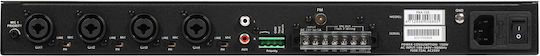 Show PAX-120 Commercial Power Amplifier 5 Channels 1 Zone 120W/100V Equipped with USB/FM/Bluetooth Black