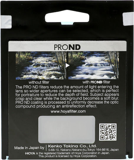 Hoya PRO ND500 Filter ND / PRO 58mm for Camera Lenses