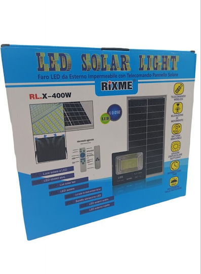 Waterproof Solar LED Floodlight 400W with Motion Sensor and Remote Control IP67