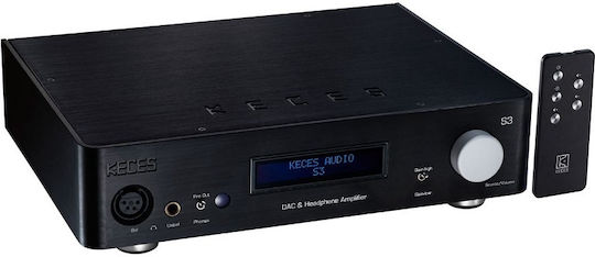 Keces S-3 Schreibtisch Digital Kopfhörerverstärker 2 Kanäle mit DAC, USB und Jack 6.3mm