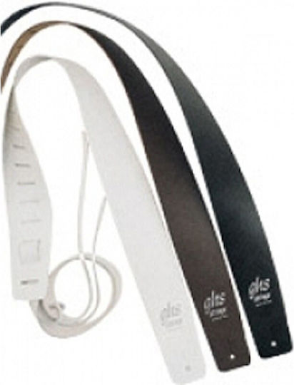 GHS Strings Leather Guitar Strap Кафяв