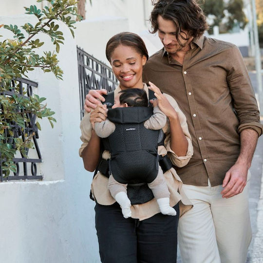 BabyBjorn Classic Carrier Move 3D Mesh Black with Maximum Weight 12kg