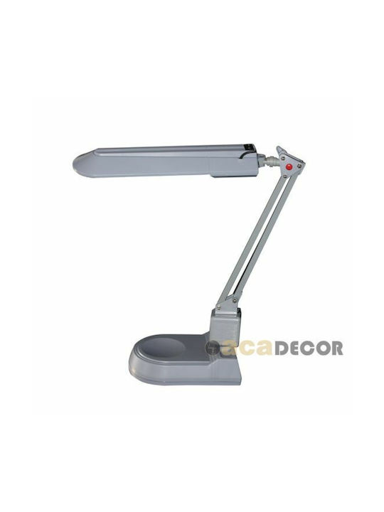 Aca LED Bürobeleuchtung mit klappbarem Arm in Gray Farbe