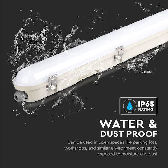 V-TAC Lichtleiste Außenbereich mit integriertem LED 48W 150cm
