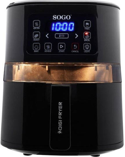 Sogo Air Fryer 4lt Black FRE-SS-10820