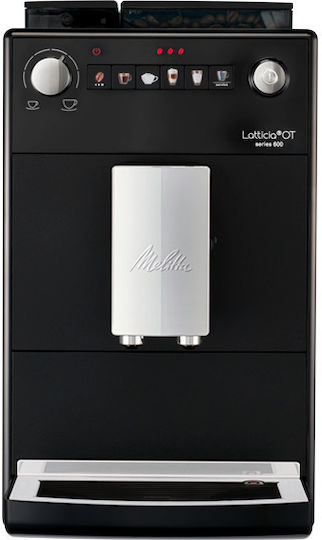 Melitta Latticia OT Automatic Espresso Coffee Machine 1450W Pressure 15bar with Grinder Frosted Black F30/0-100