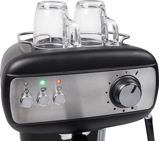 Tristar Μηχανή Espresso 850W Πίεσης 20bar Μαύρη CM-2276
