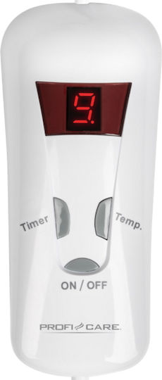 ProfiCare PC-WZD 3061 Pătură electrică semidublă Lavabilă cu temporizator Gri 180W 130cmx180cm