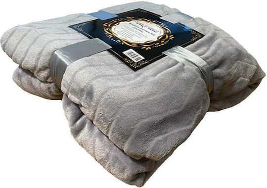 Chios Hellas Soft 35056 Κουβέρτα Fleece Μονή 150x200εκ. Γκρι