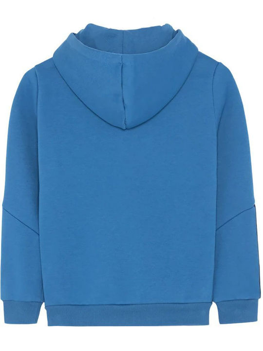 Puma Kinder Sweatshirt mit Kapuze und Taschen Blau