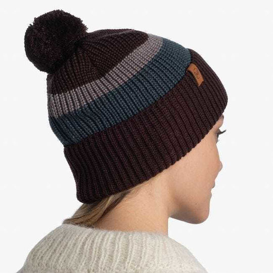 Elon Beanie Unisex Σκούφος Πλεκτός Maroon