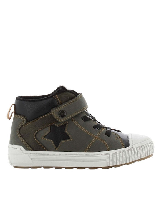 Sprox SX Kids PU Leather Boots Khaki