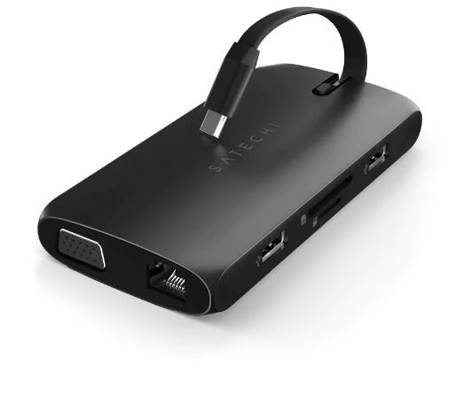 Satechi USB-C Docking Station with HDMI 4K PD Ethernet Black (ST-UCMBAK)