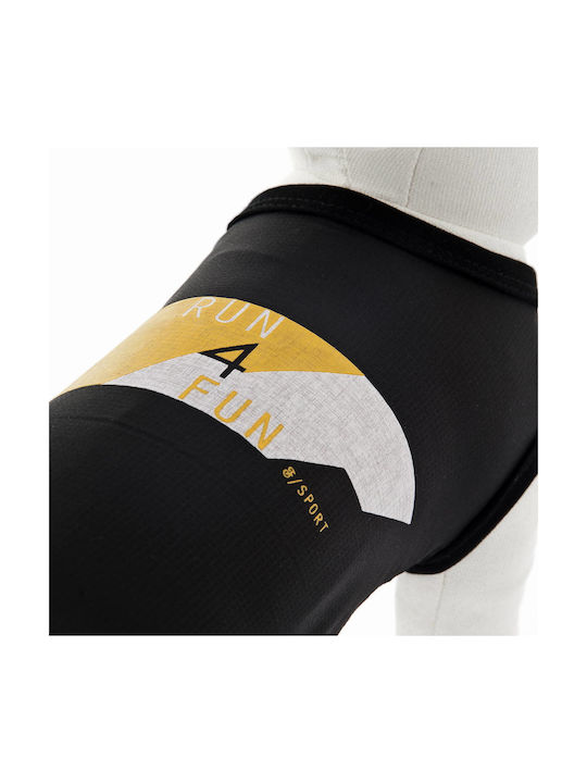 Ferribiella Run4Fun Sport Dog Shirt in Black color 35cm.
