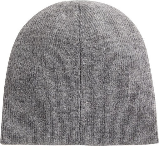 Beanie Ανδρικός Σκούφος με Rib Πλέξη σε Γκρι χρώμα