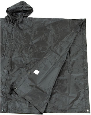 MFH Poncho Hunting Rainwear Black