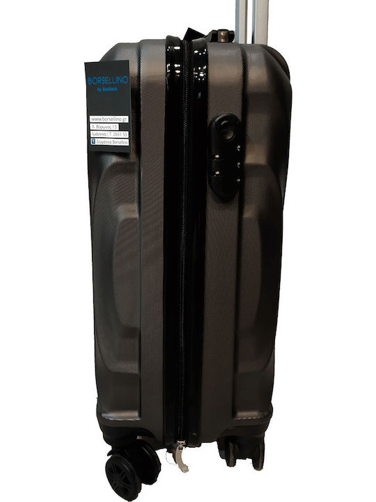 Forecast -20 Cabin Hard Black Suitcase with 4 Wheels Height 55cm