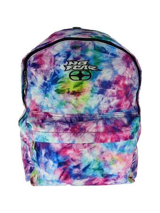 No Fear Tie-Dye School Bag Backpack Elementary, Elementary Multicolored