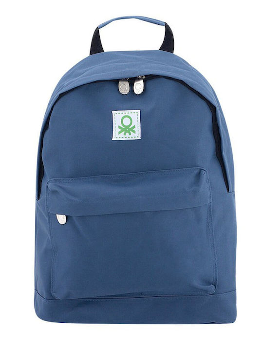 Paxos Benetton Schulranzen Rucksack Junior High-High School in Blau Farbe