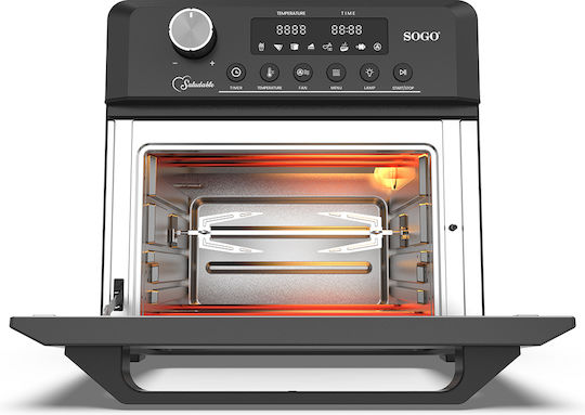 Sogo SS-10490 Ηλεκτρικό Φουρνάκι 28lt Χωρίς Εστίες με Αέρα