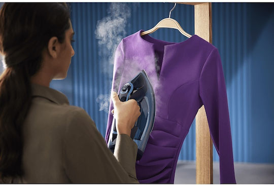 Philips Steamglide Steam Iron 3000W with Non-stick Plate and Continuous Steam Supply 45g/min