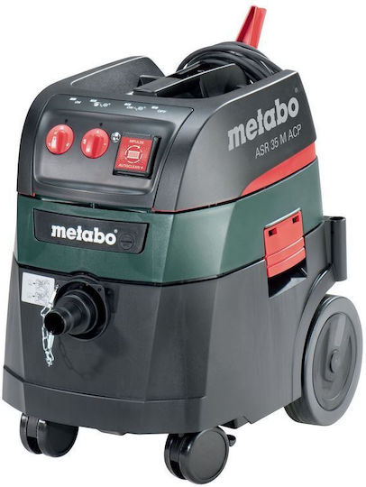 Metabo ASR 35 M ACP Vacuum Wet / Dry 1400W with Plastic Bin 35lt