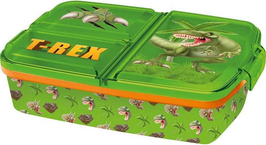 Stor Dinosaur Plastic Kids' Food Container Dinosaurs Green x x 6.7cm