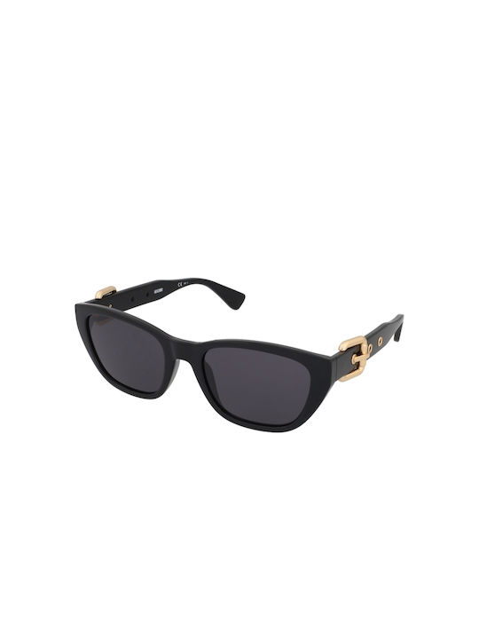 Moschino Women's Sunglasses with Black Frame and Gray Lens MOS130/S 807/IR