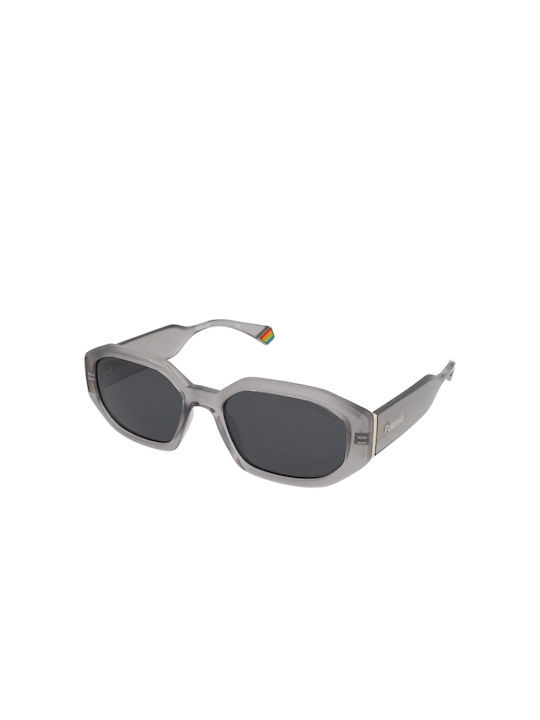 Polaroid Sonnenbrillen mit Gray Rahmen und Gray Polarisiert Linse PLD6189/S KB7/M9