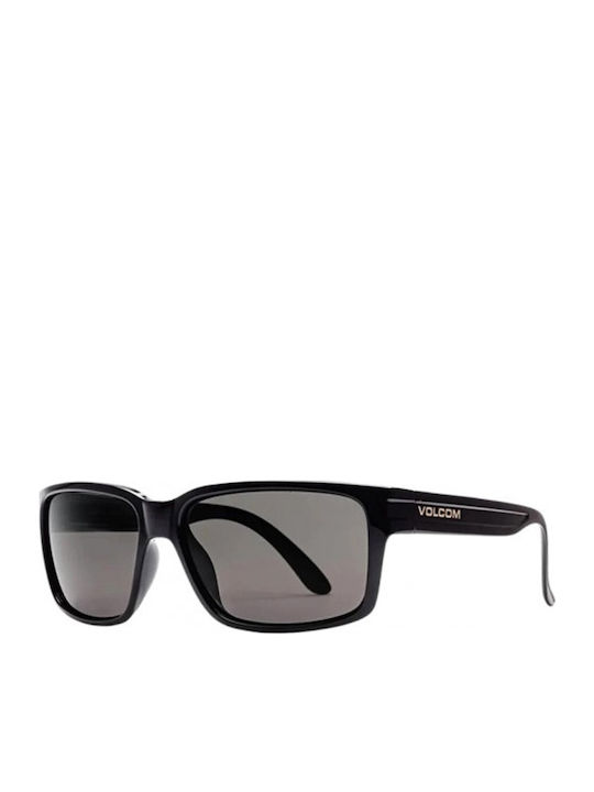 Volcom Stoneage Men's Sunglasses with Plastic Frame Gloss Black / Gray VE01000201