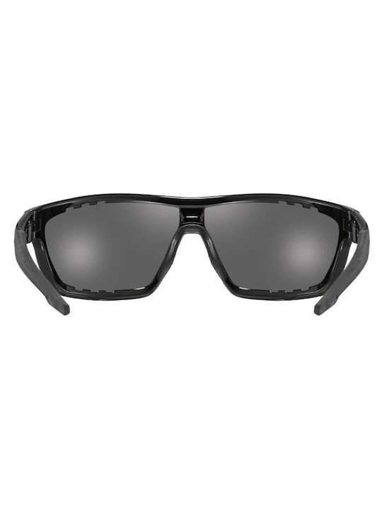Uvex Sportstyle 706 V Sonnenbrillen mit Schwarz Rahmen und Schwarz Spiegel Linse 5320052201