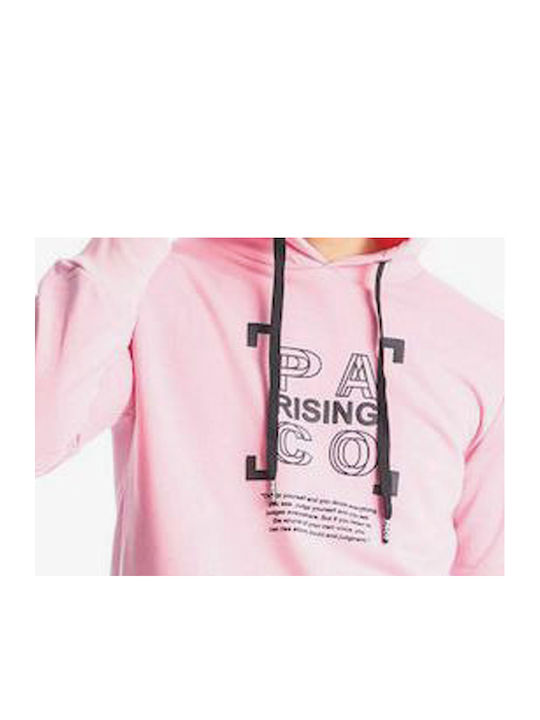 Sweatshirt mit Kapuze Rosa