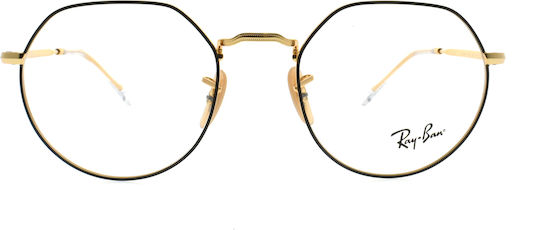 Ray Ban Ray Ban Jack Metal Prescription Eyeglass Frame Gold RB6465