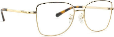 Michael Kors Memphis Feminin Metalic Rame ochelari Fluture Auriu MK3035 1014