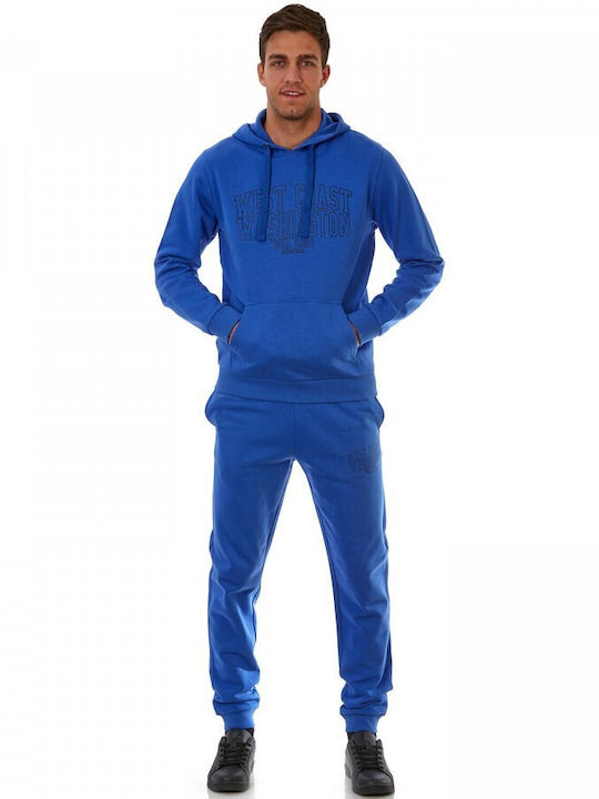 Sweatshirt mit Kapuze Blau