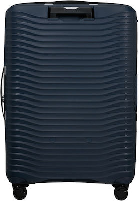 Samsonite Upscape Spinner Großer Reisekoffer Hartschalen Blau mit 4 Räder Höhe 75cm