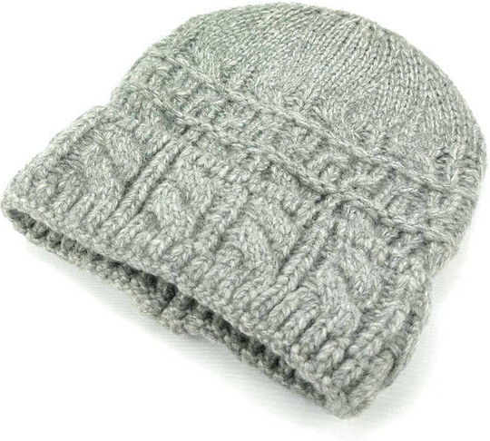 Beanie Beanie Knitted in Gray color