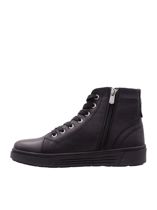 Ghete dama de piele Negru