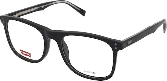 Levi's Men's Acetate Prescription Eyeglass Frame Black LV5004 807