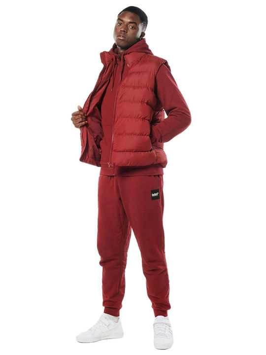 Αμάνικο Μπουφάν Puffer Dark Marroon