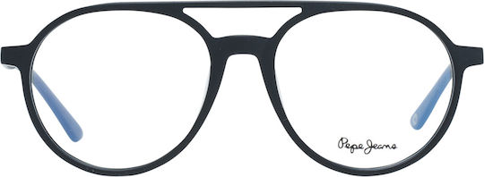 Pepe Jeans Kunststoff Brillenrahmen Schwarz PJ3366-C1