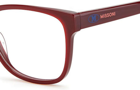 Missoni Γυναικείος Κοκκάλινος Σκελετός Γυαλιών σε Μπορντό Χρώμα MMI 0073 LHF