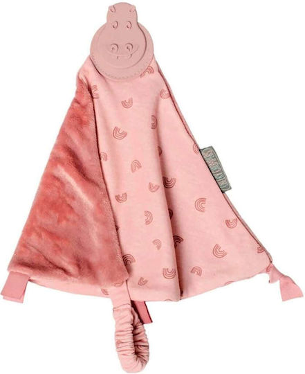 Cheeky Chompers Babytuch Trosttuch Rainbow Pink